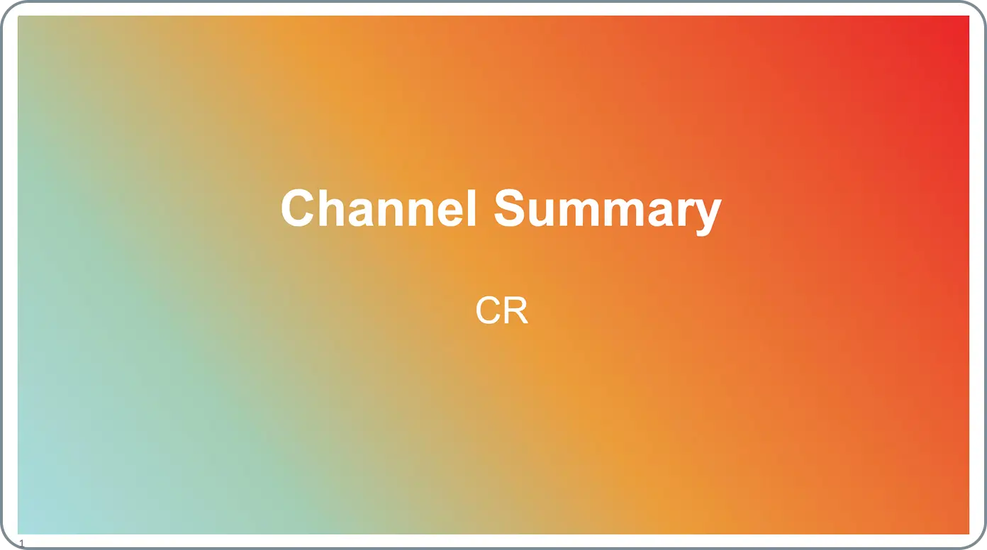 CR Strategy